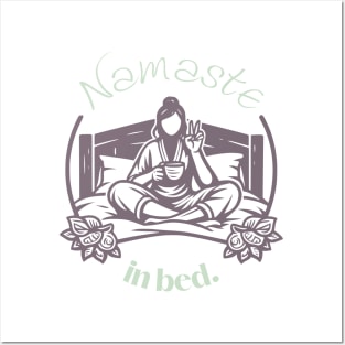 Namaste In Bed Posters and Art